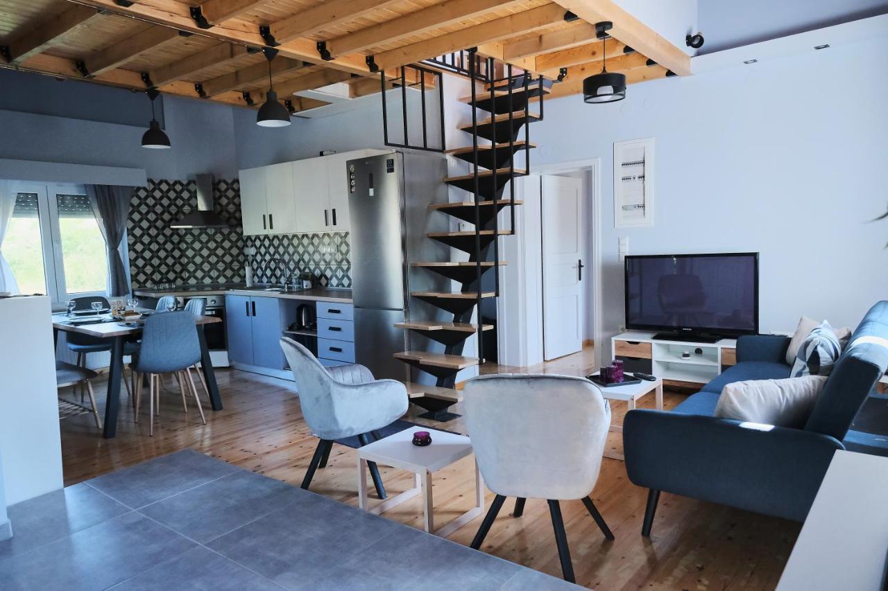 Pegasus' Glory House Villa Kavala Bagian luar foto